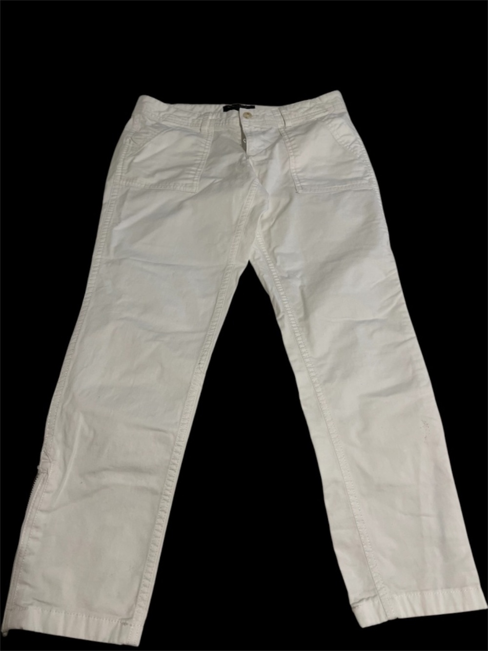 I.N.C. Jeans, white, size 4, barely worn.